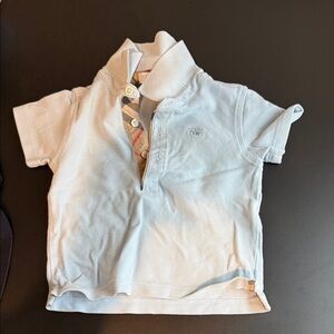 Burberry Kids Pale Blue Polo Shirt